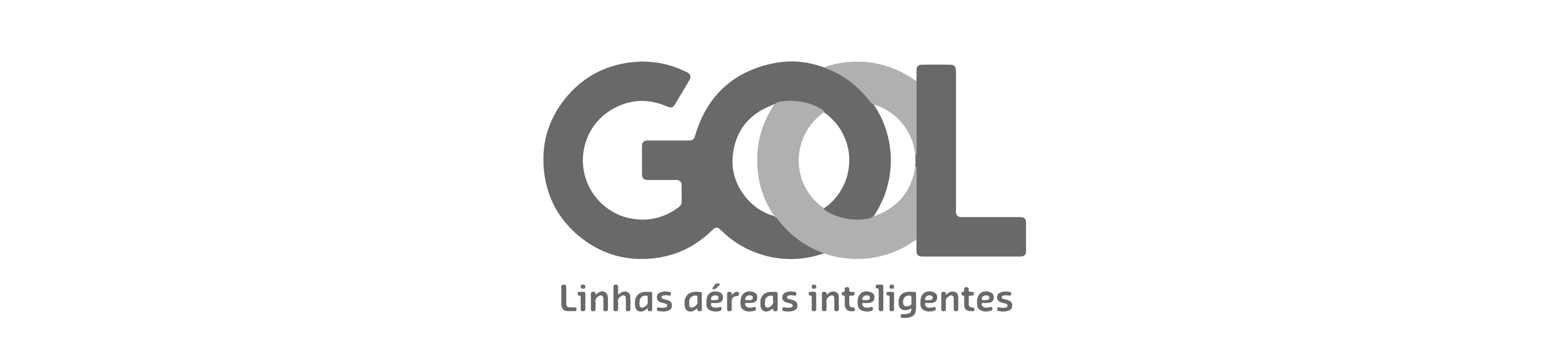 Logo gol escala de grises
